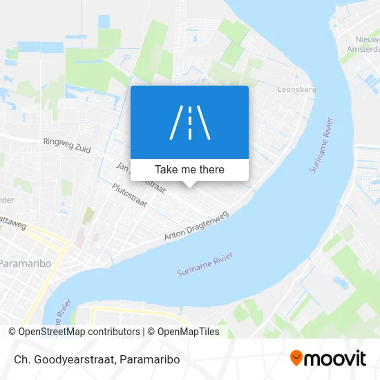 Ch. Goodyearstraat map