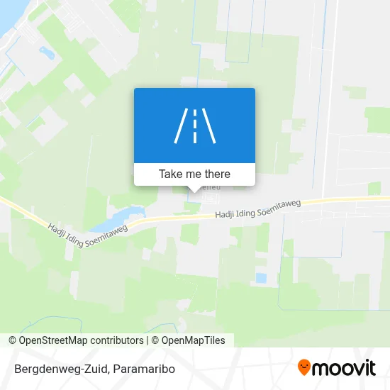 Bergdenweg-Zuid map