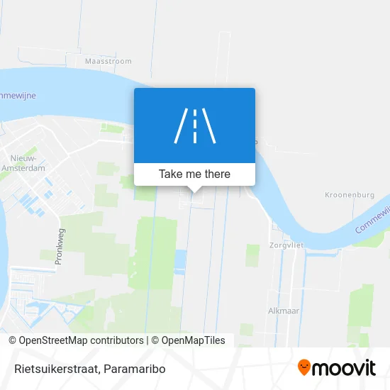 Rietsuikerstraat map