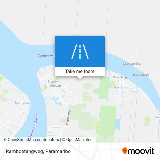 Ramboetangweg map
