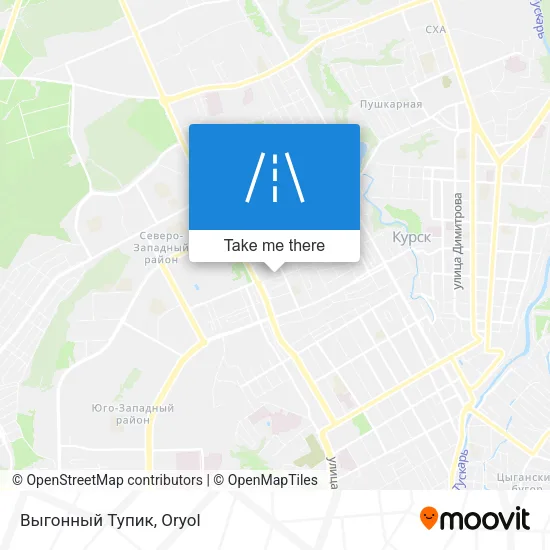 Выгонный Тупик map