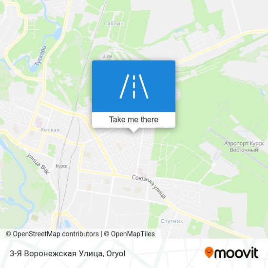 3-Я Воронежская Улица map