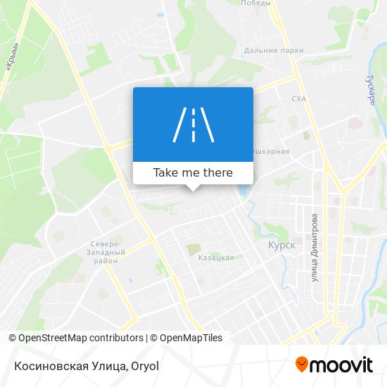 Косиновская Улица map