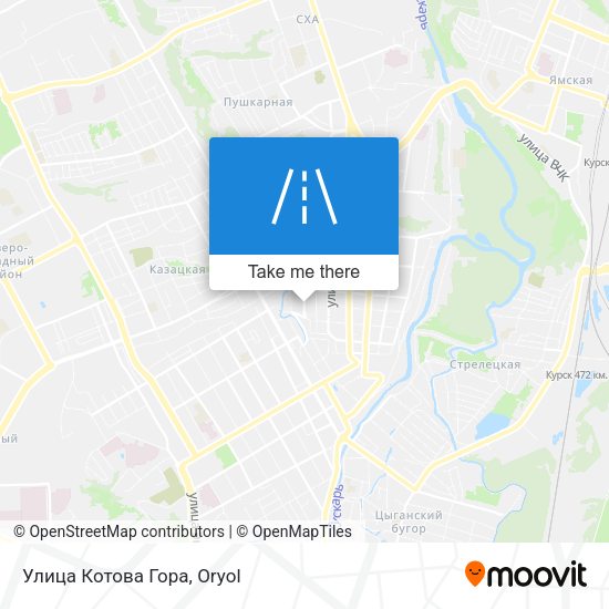 Улица Котова Гора map