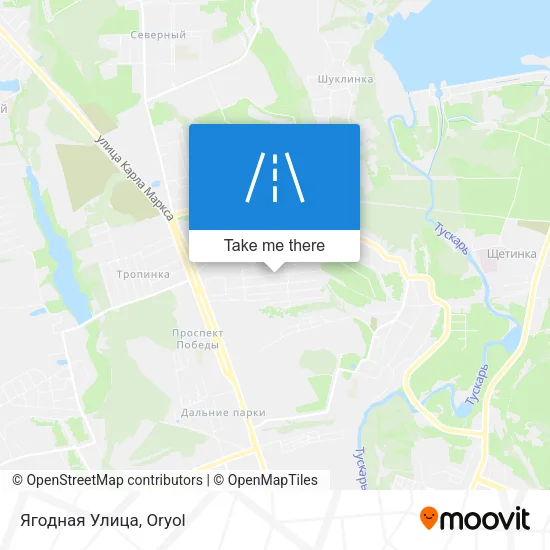 Ягодная Улица map