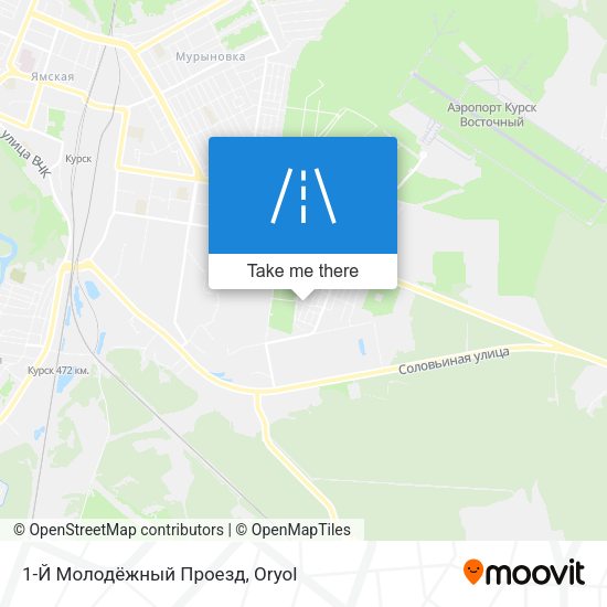 1-Й Молодёжный Проезд map