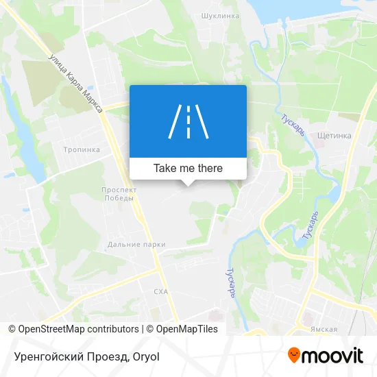Уренгойский Проезд map