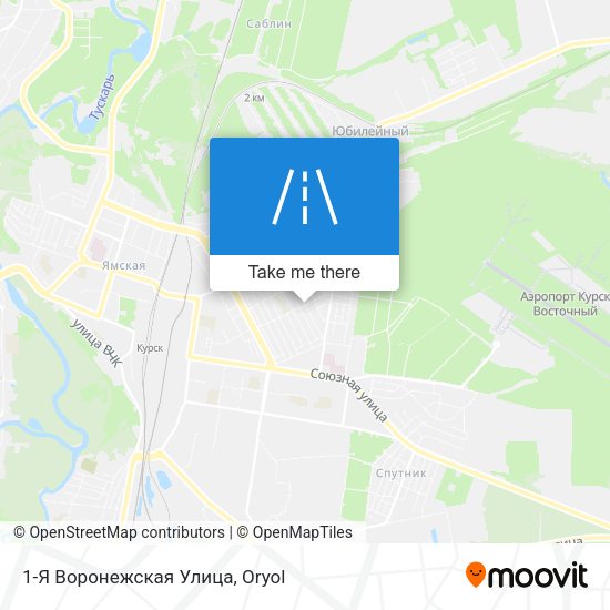1-Я Воронежская Улица map