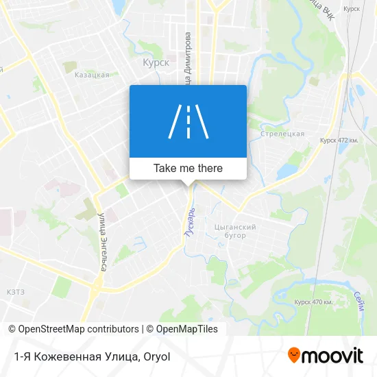 1-Я Кожевенная Улица map