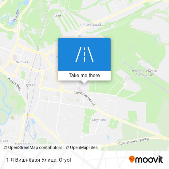 1-Я Вишнёвая Улица map