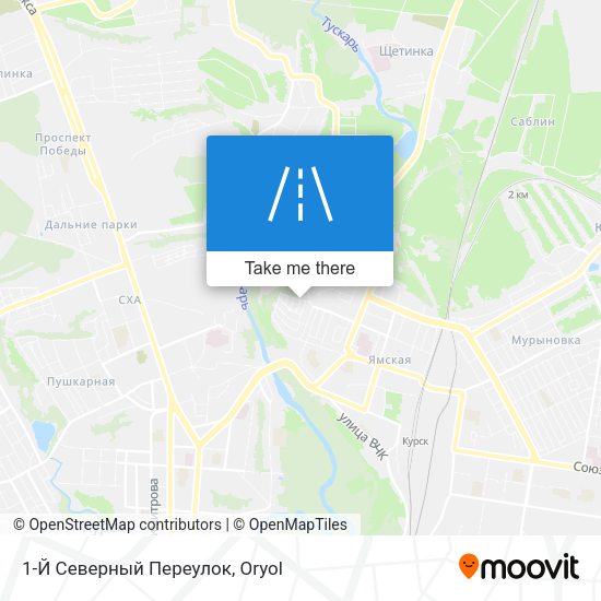 1-Й Северный Переулок map