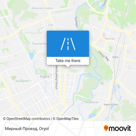 Мирный Проезд map
