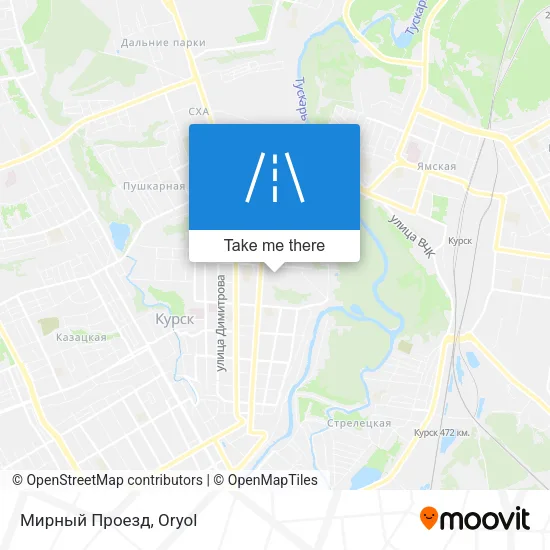 Мирный Проезд map