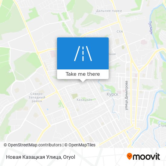 Новая Казацкая Улица map