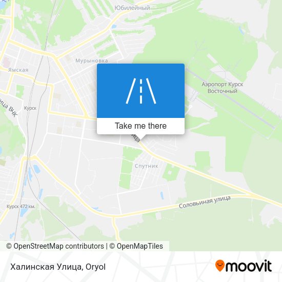 Халинская Улица map