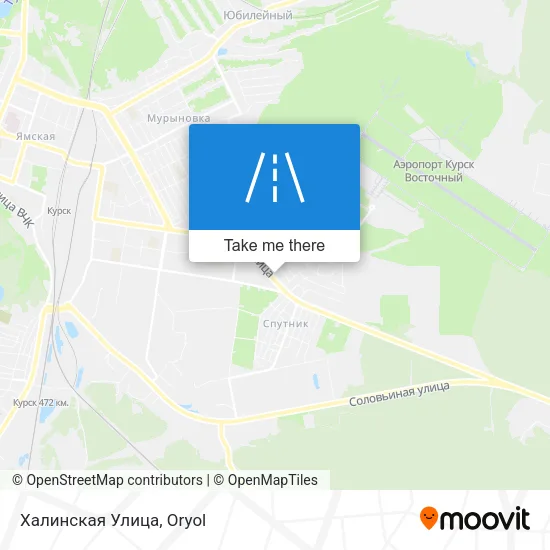 Халинская Улица map