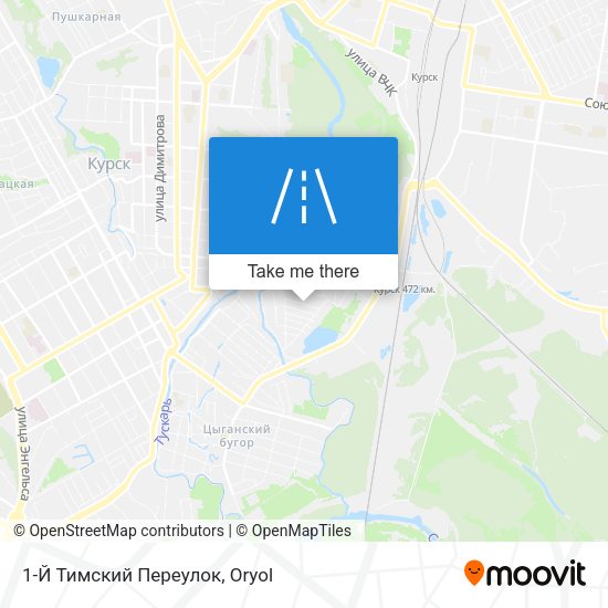 1-Й Тимский Переулок map