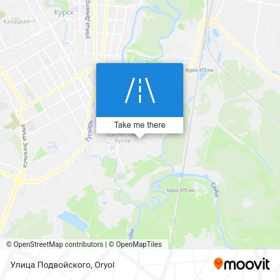 Улица Подвойского map