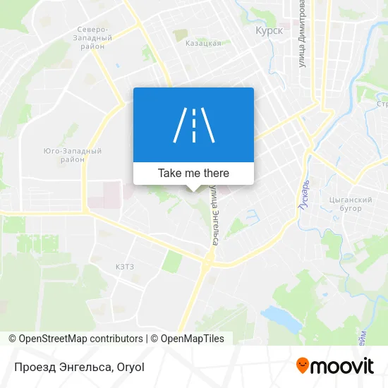 Проезд Энгельса map