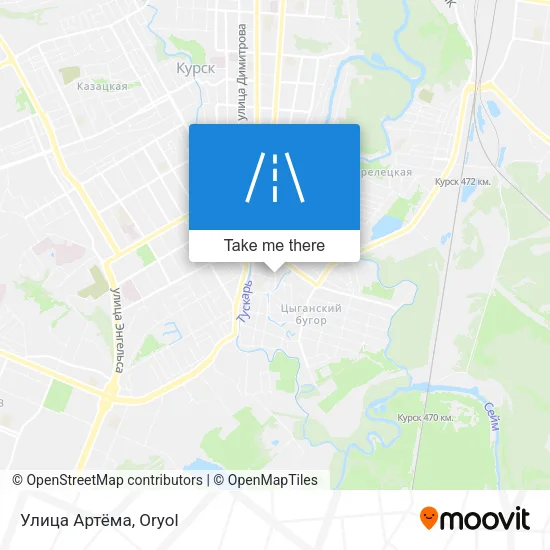 Улица Артёма map
