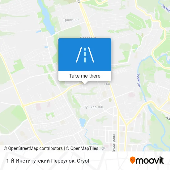 1-Й Институтский Переулок map