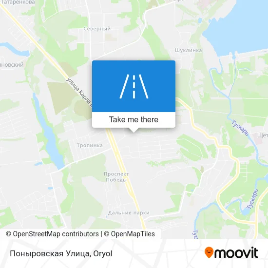Поныровская Улица map