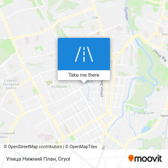 Улица Нижний План map
