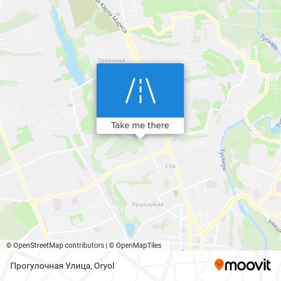 Прогулочная Улица map