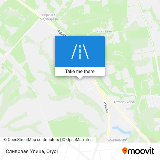 Сливовая Улица map