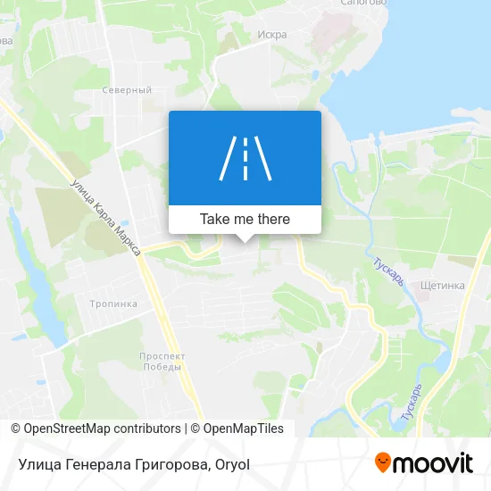 Улица Генерала Григорова map
