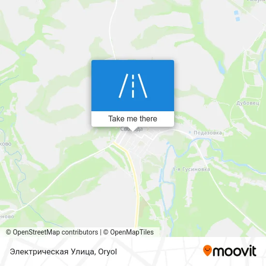 Электрическая Улица map