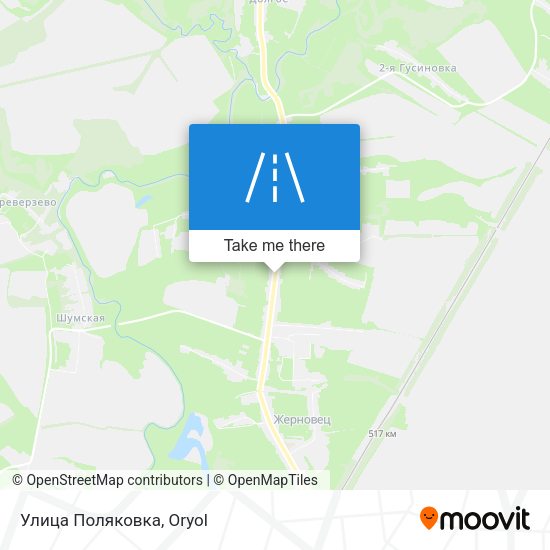 Улица Поляковка map