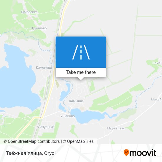 Таёжная Улица map