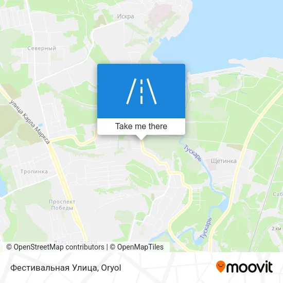 Фестивальная Улица map