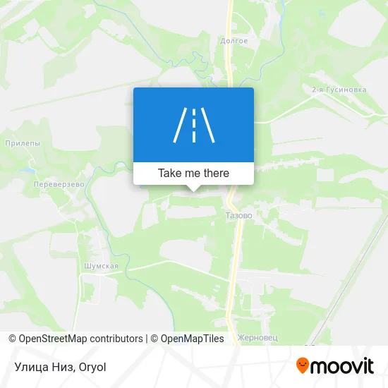 Улица Низ map
