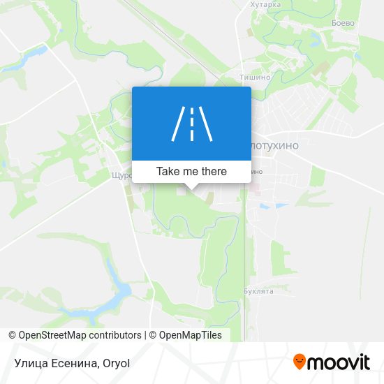 Улица Есенина map