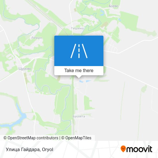 Улица Гайдара map