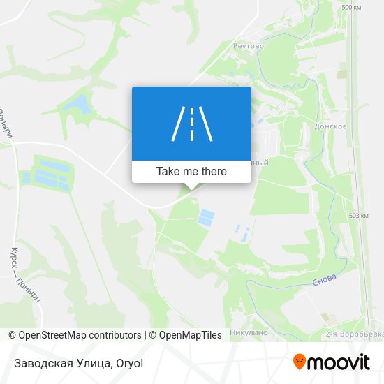 Заводская Улица map