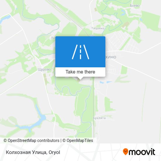 Колхозная Улица map