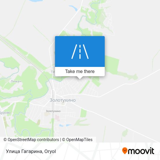 Улица Гагарина map