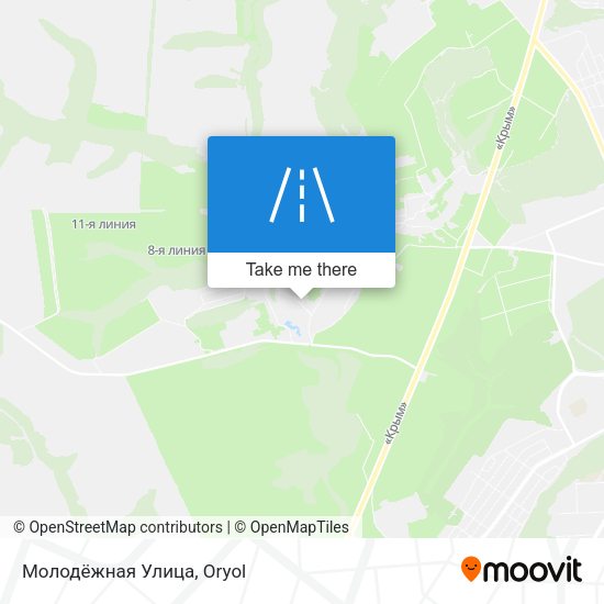 Молодёжная Улица map