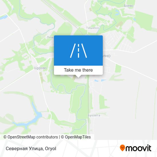 Северная Улица map