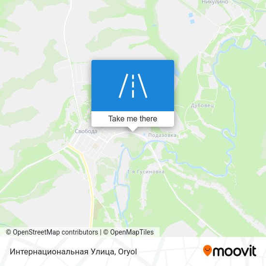 Интернациональная Улица map