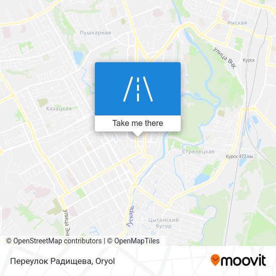 Переулок Радищева map