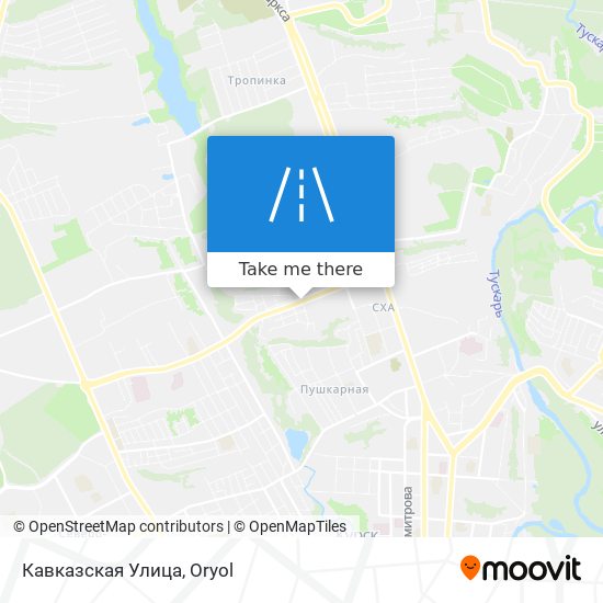 Кавказская Улица map