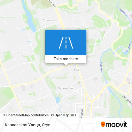 Кавказская Улица map
