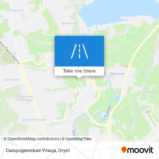 Смородиновая Улица map
