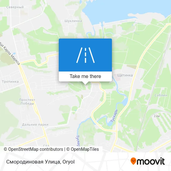 Смородиновая Улица map