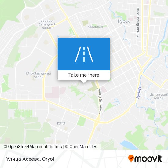 Улица Асеева map