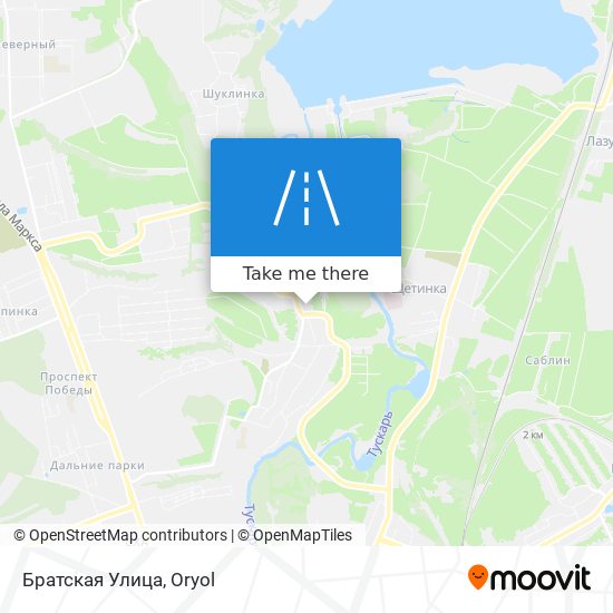 Братская Улица map